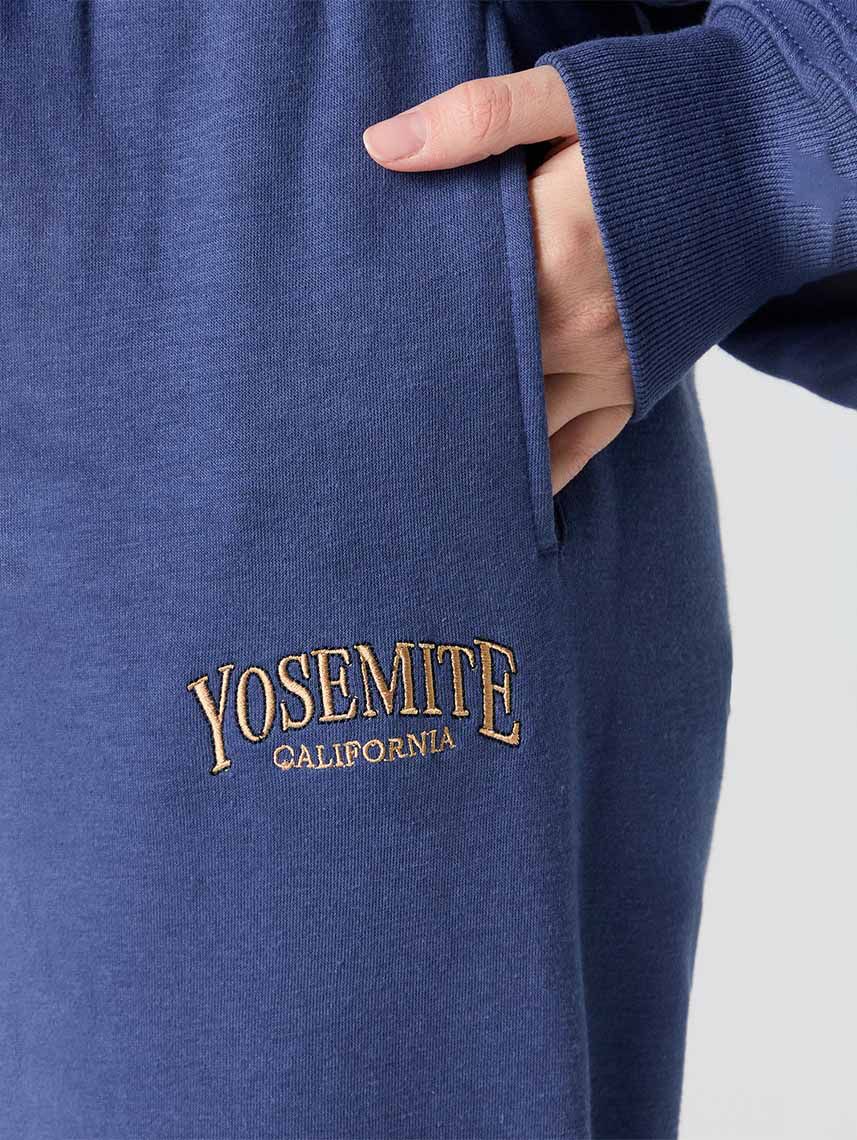 מכנסי פוטר עם רקמה