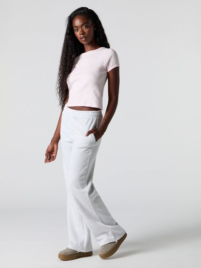 מכנסי פוטר WIDE LEG