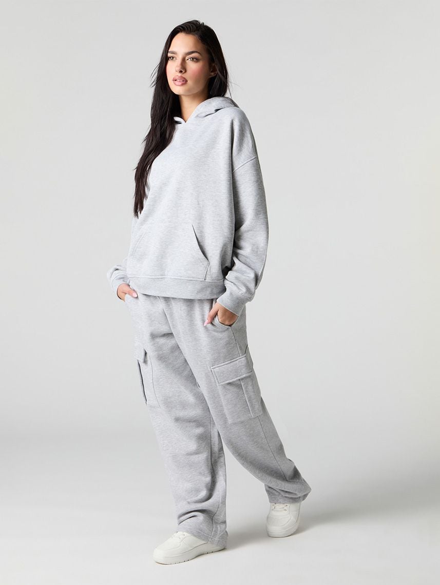 מכנסי פוטר קרגו רחבים