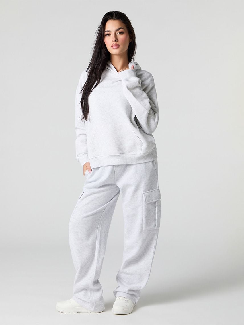 מכנסי פוטר קרגו רחבים