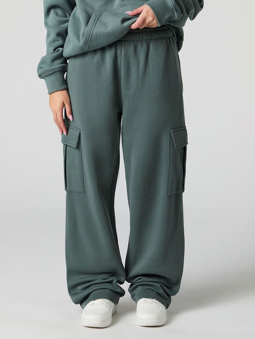 מכנסי פוטר קרגו רחבים