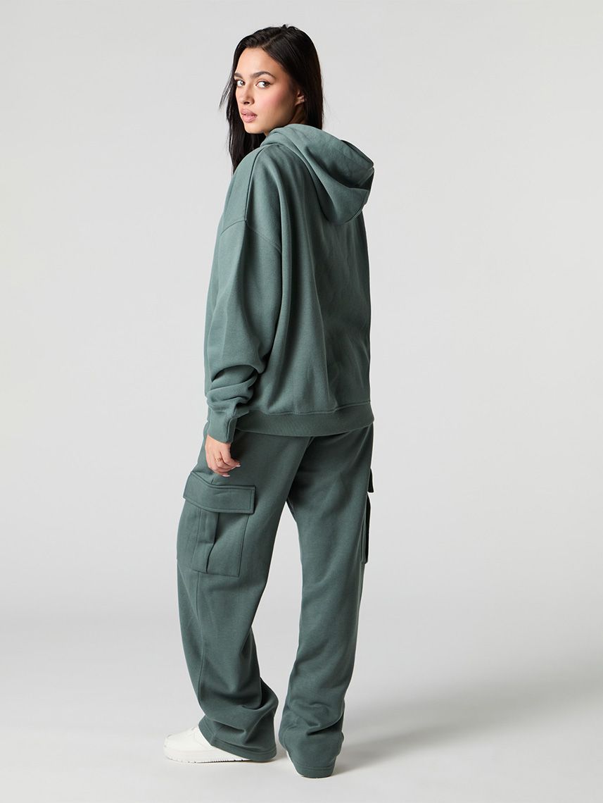 מכנסי פוטר קרגו רחבים