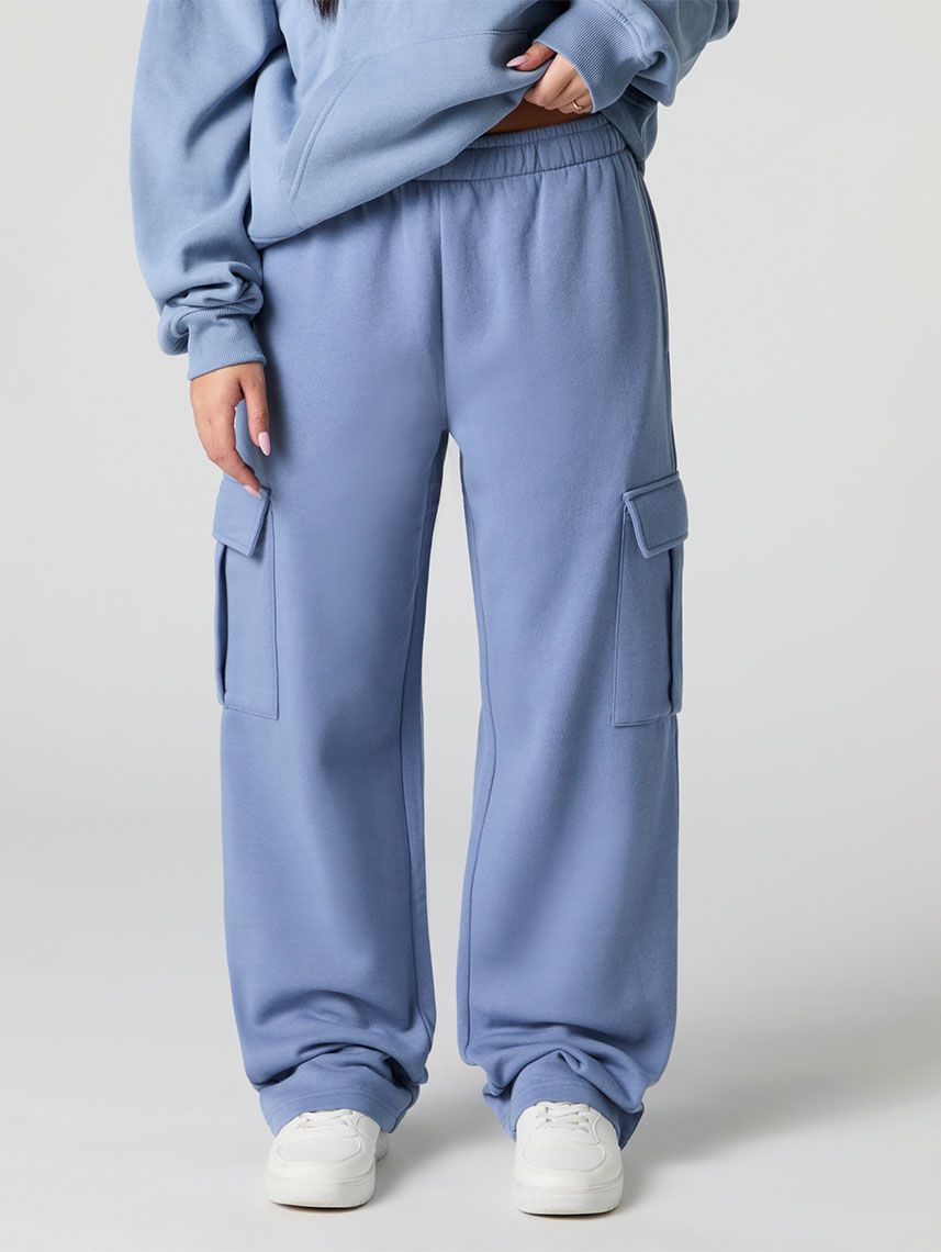 מכנסי פוטר קרגו רחבים