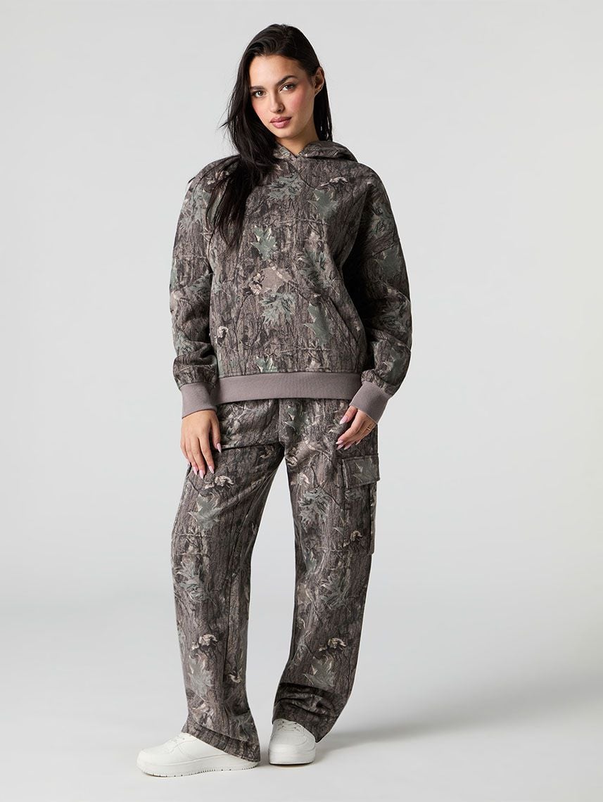 מכנסי פוטר קרגו רחבים