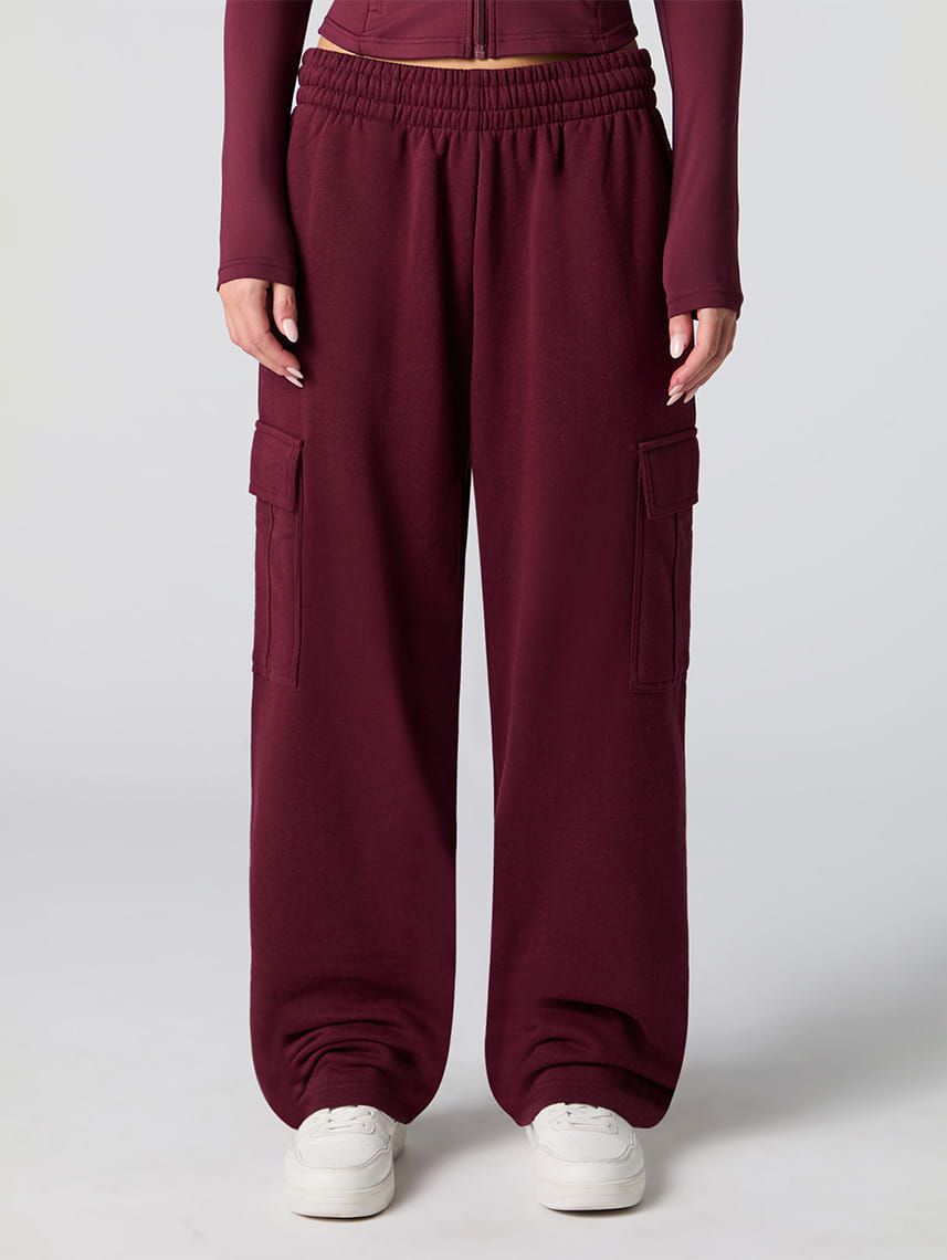 מכנסי פוטר קרגו רחבים