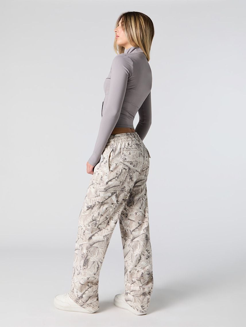 מכנסי פוטר קרגו רחבים