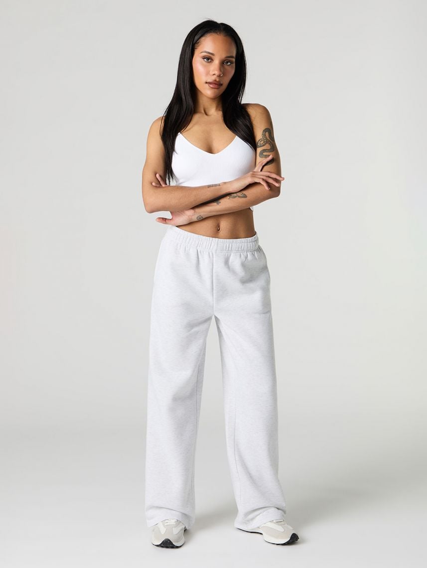 מכנסי פוטר WIDE LEG