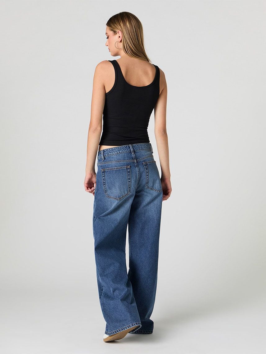 ג’ינס נמוך LOW RISE - BAGGY