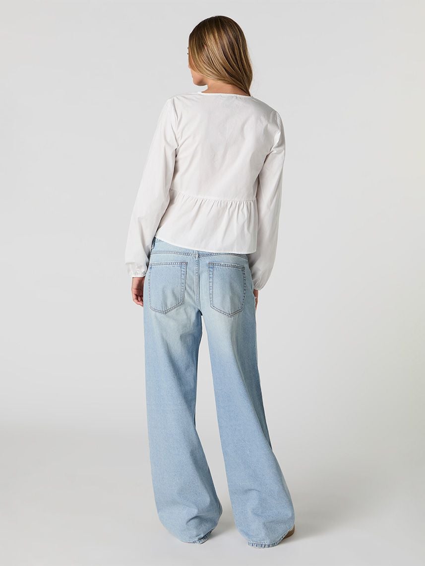 ג’ינס נמוך LOW RISE - BAGGY