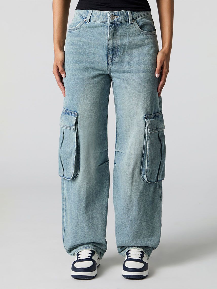 ג’ינס BAGGY-CARGO מותן נמוכה