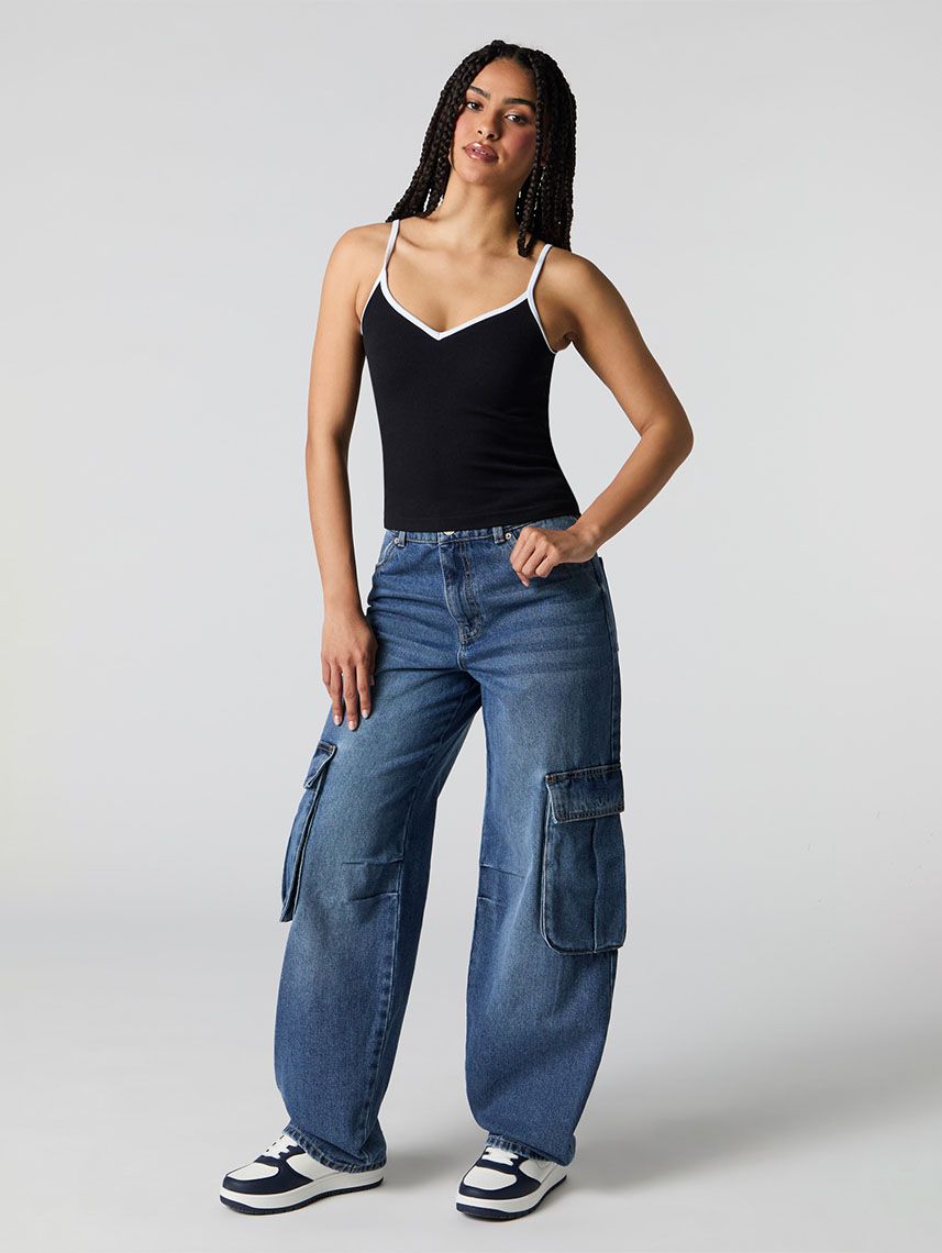 ג’ינס BAGGY-CARGO מותן נמוכה