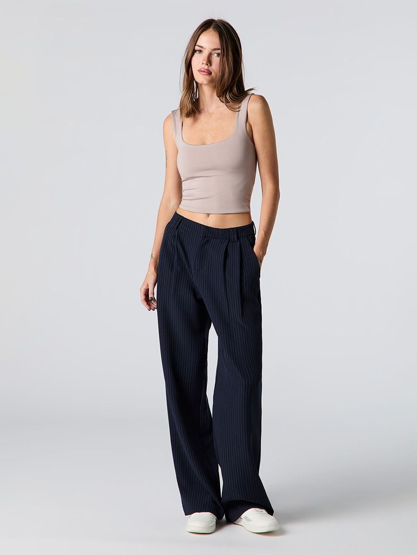 מכנסיים מחוייטים WIDE LEG