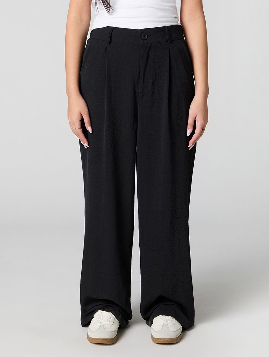 מכנסי WIDE LEG מחוייטים