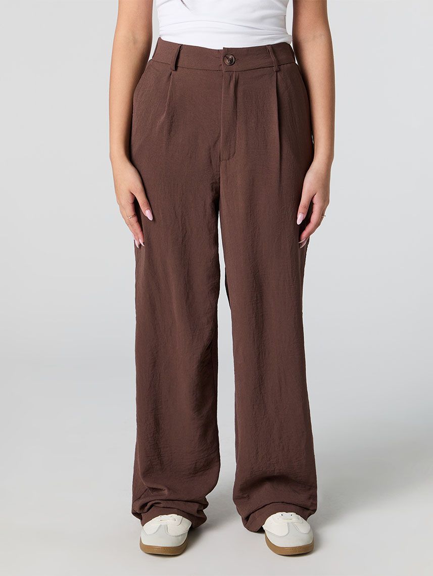 מכנסי WIDE LEG מחוייטים