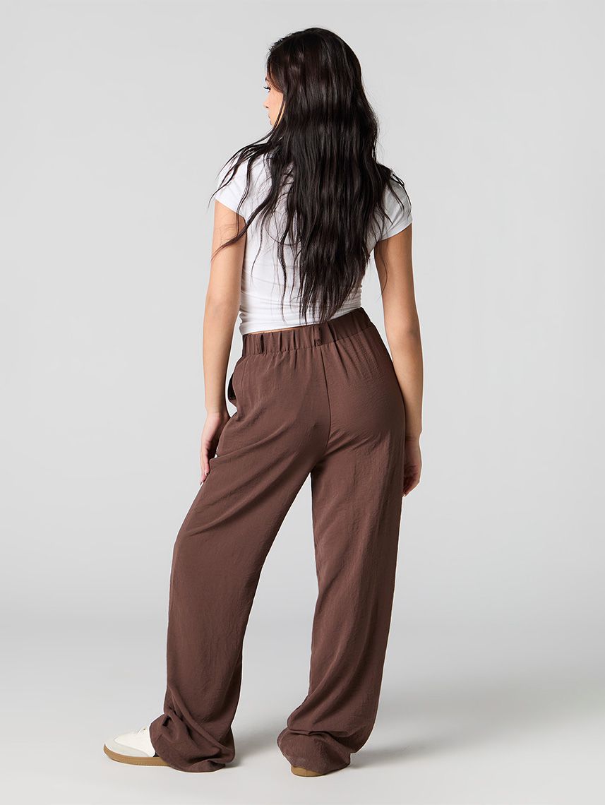 מכנסי WIDE LEG מחוייטים