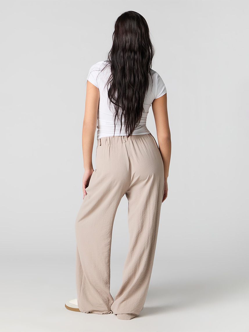 מכנסי WIDE LEG מחוייטים