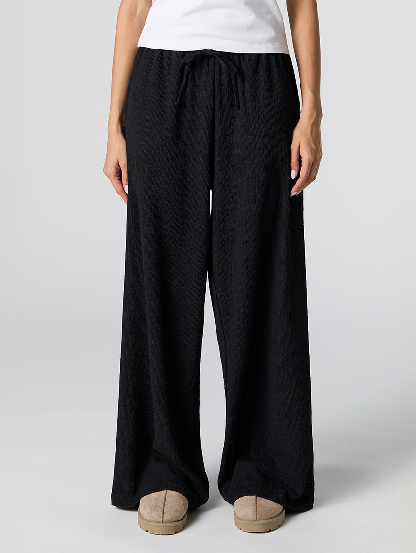 מכנסי טקסטורה WIDE LEG