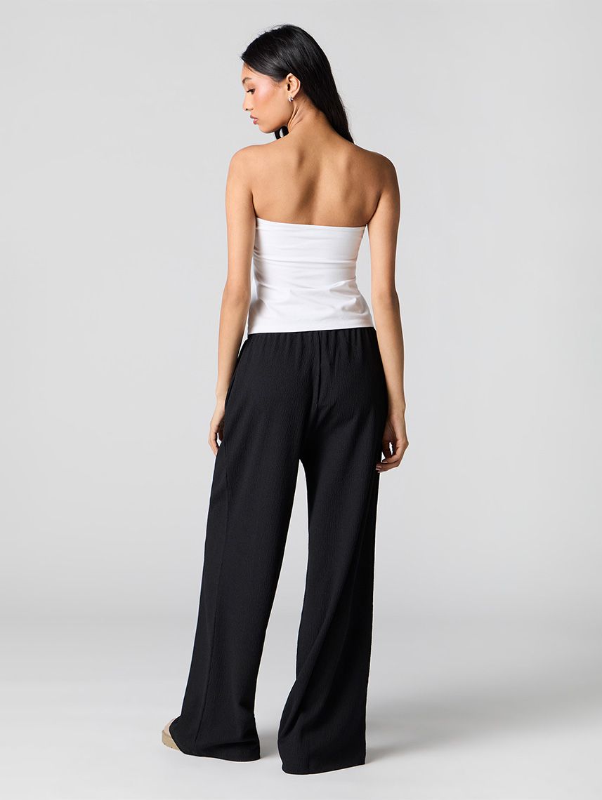 מכנסי טקסטורה WIDE LEG