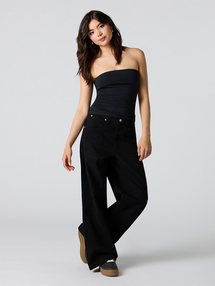 מכנסי באגי WIDE LEG