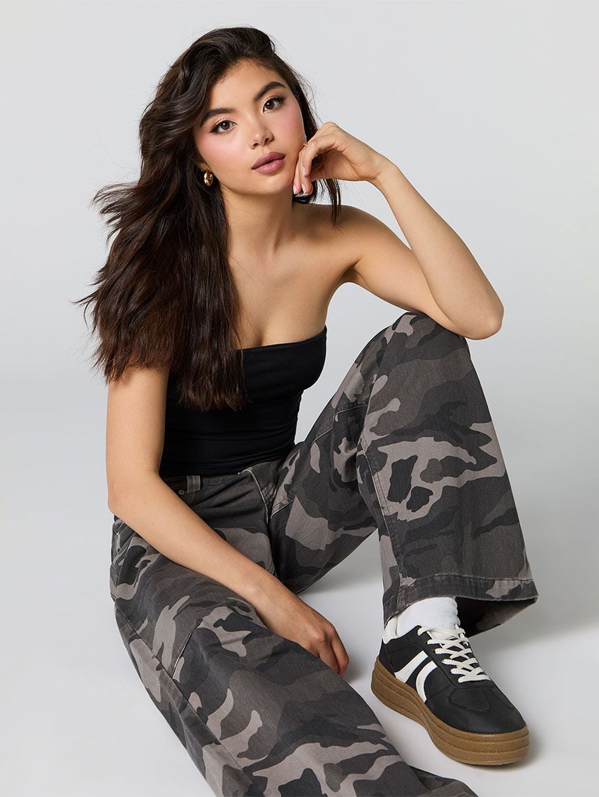 מכנסי באגי WIDE LEG