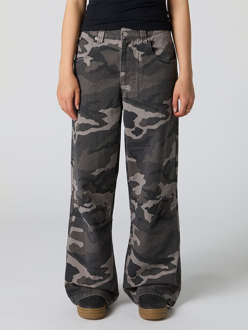 מכנסי באגי WIDE LEG