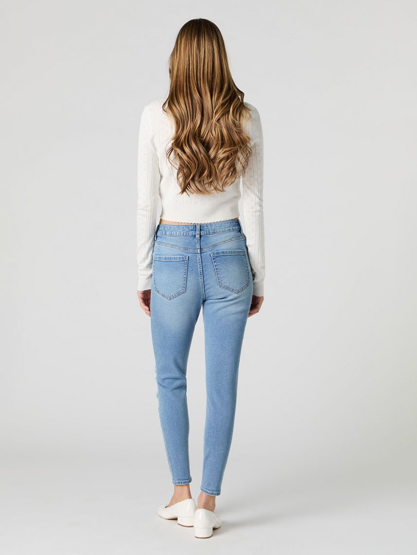 ג’ינס SKINNY קרעים