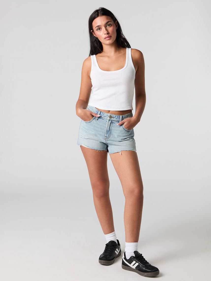 ג’ינס קצר רקום