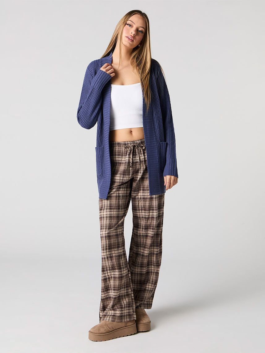 קרדיגן ופל פתוח