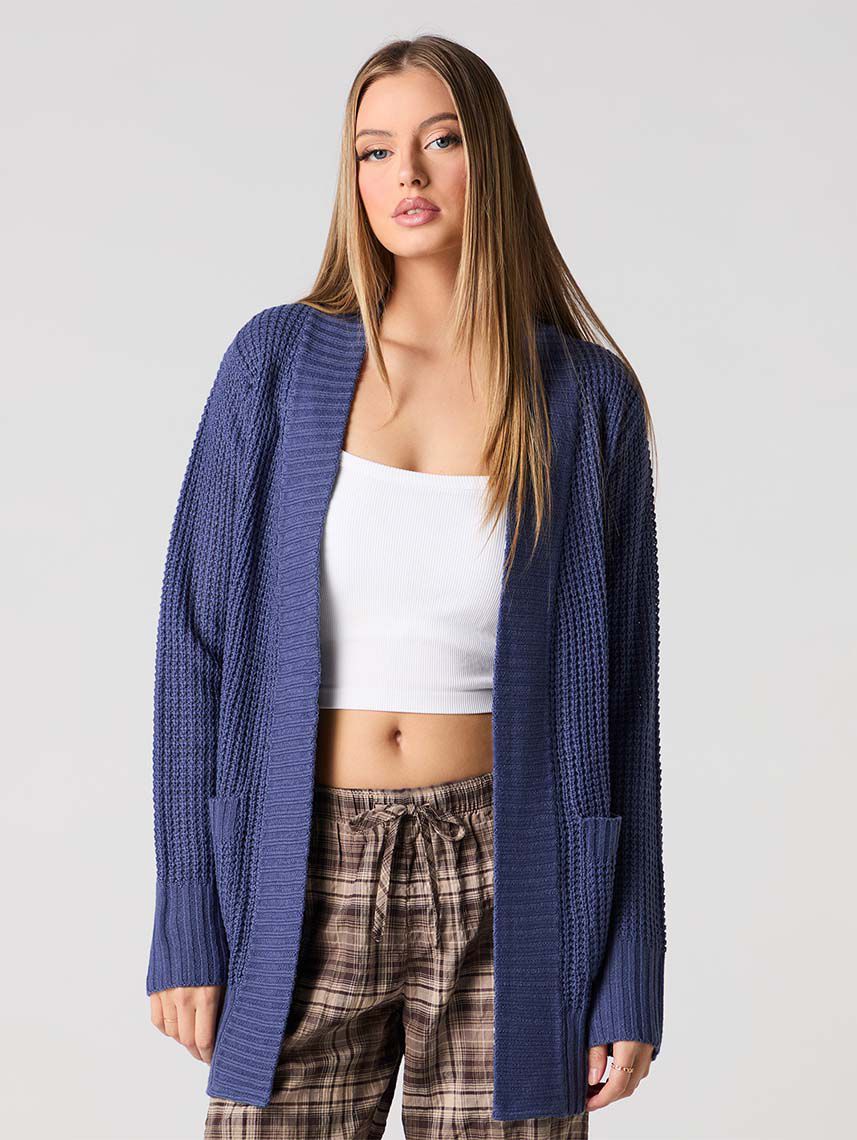 קרדיגן ופל פתוח