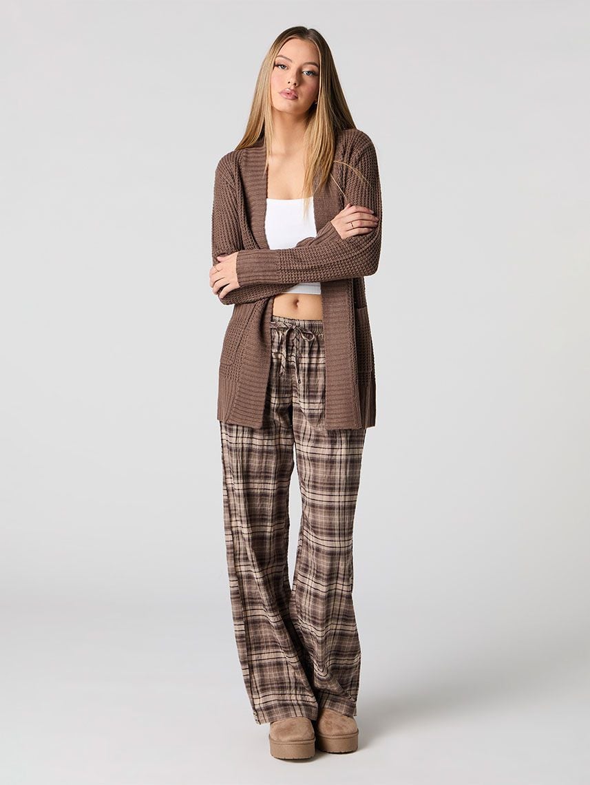 קרדיגן ופל פתוח