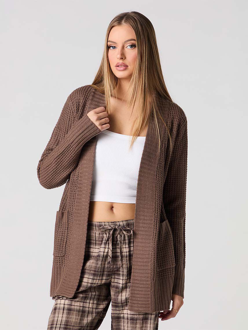 קרדיגן ופל פתוח