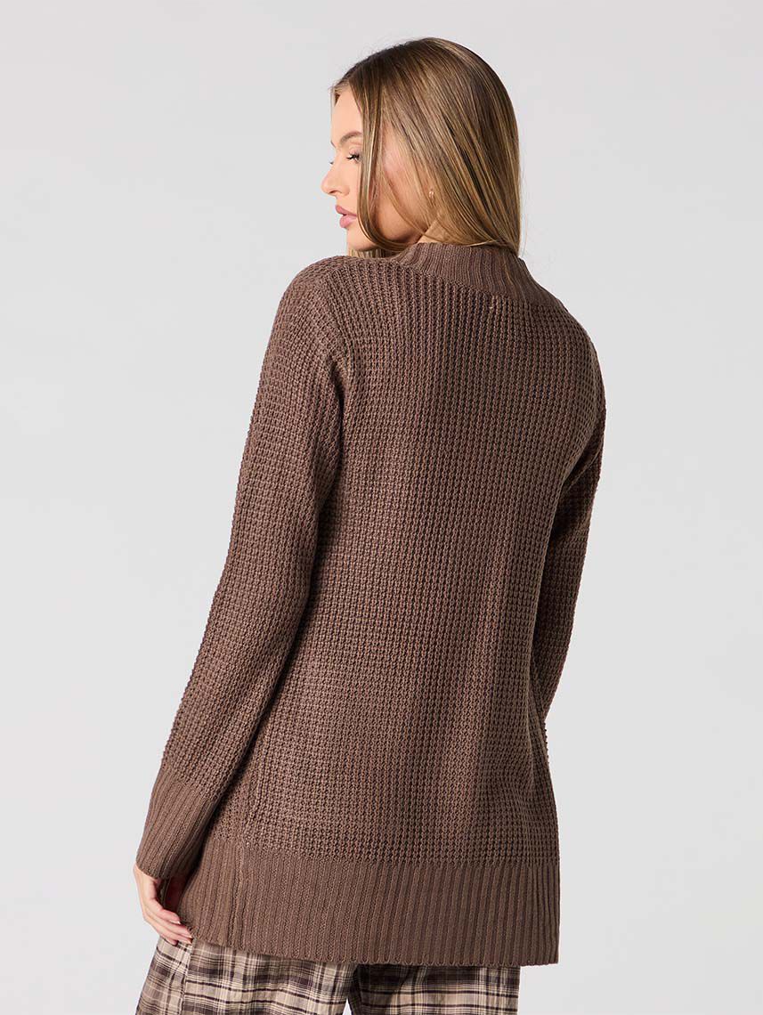 קרדיגן ופל פתוח