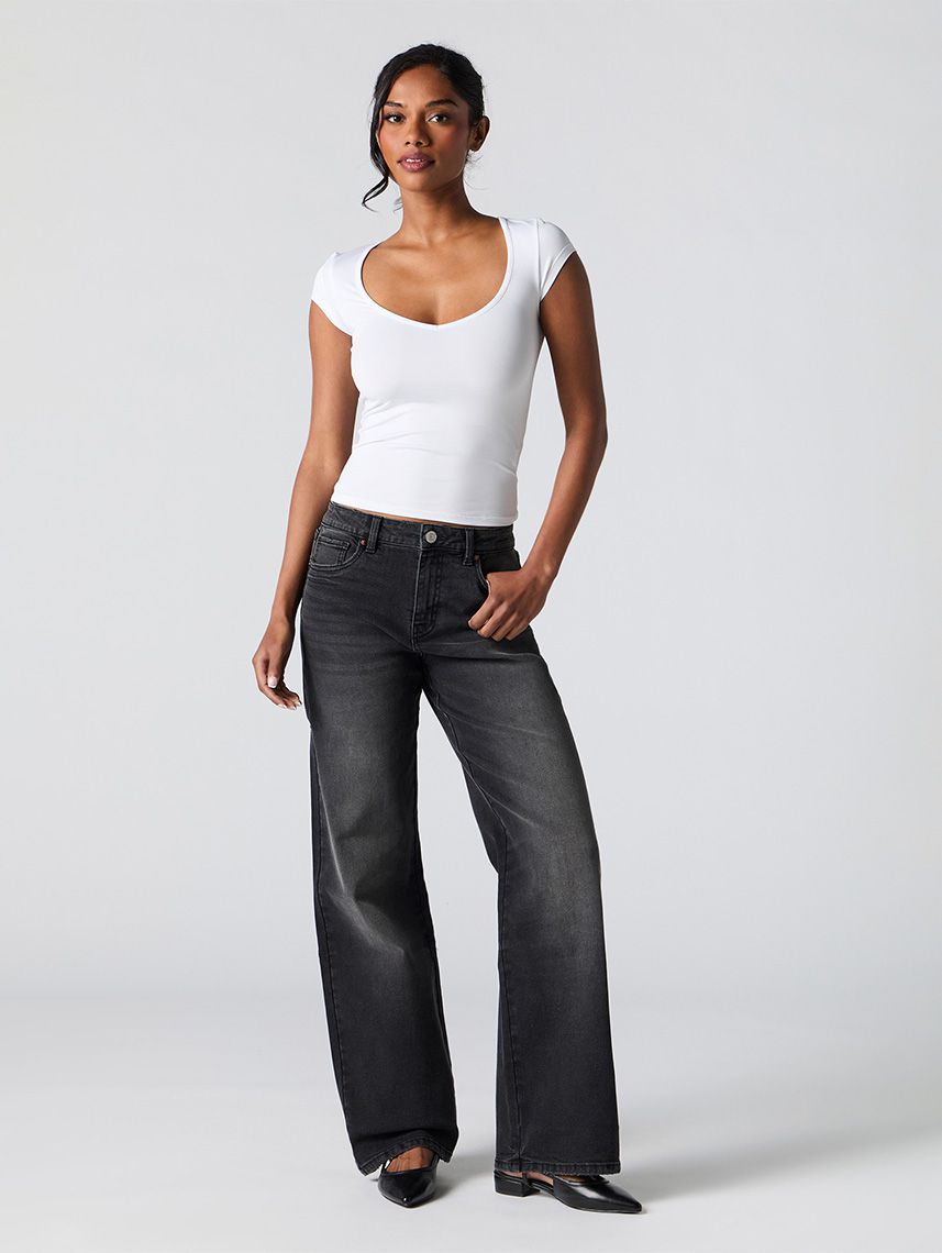 ג’ינס סטרץ’ BAGGY שטוף