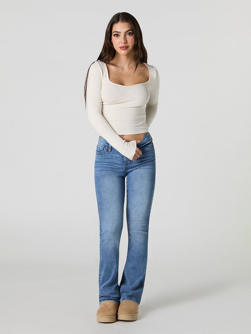 ג’ינס LOW RISE - PUSH UP