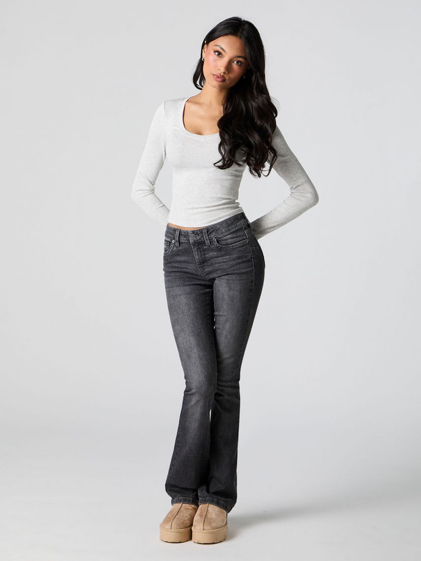 ג’ינס LOW RISE - PUSH UP