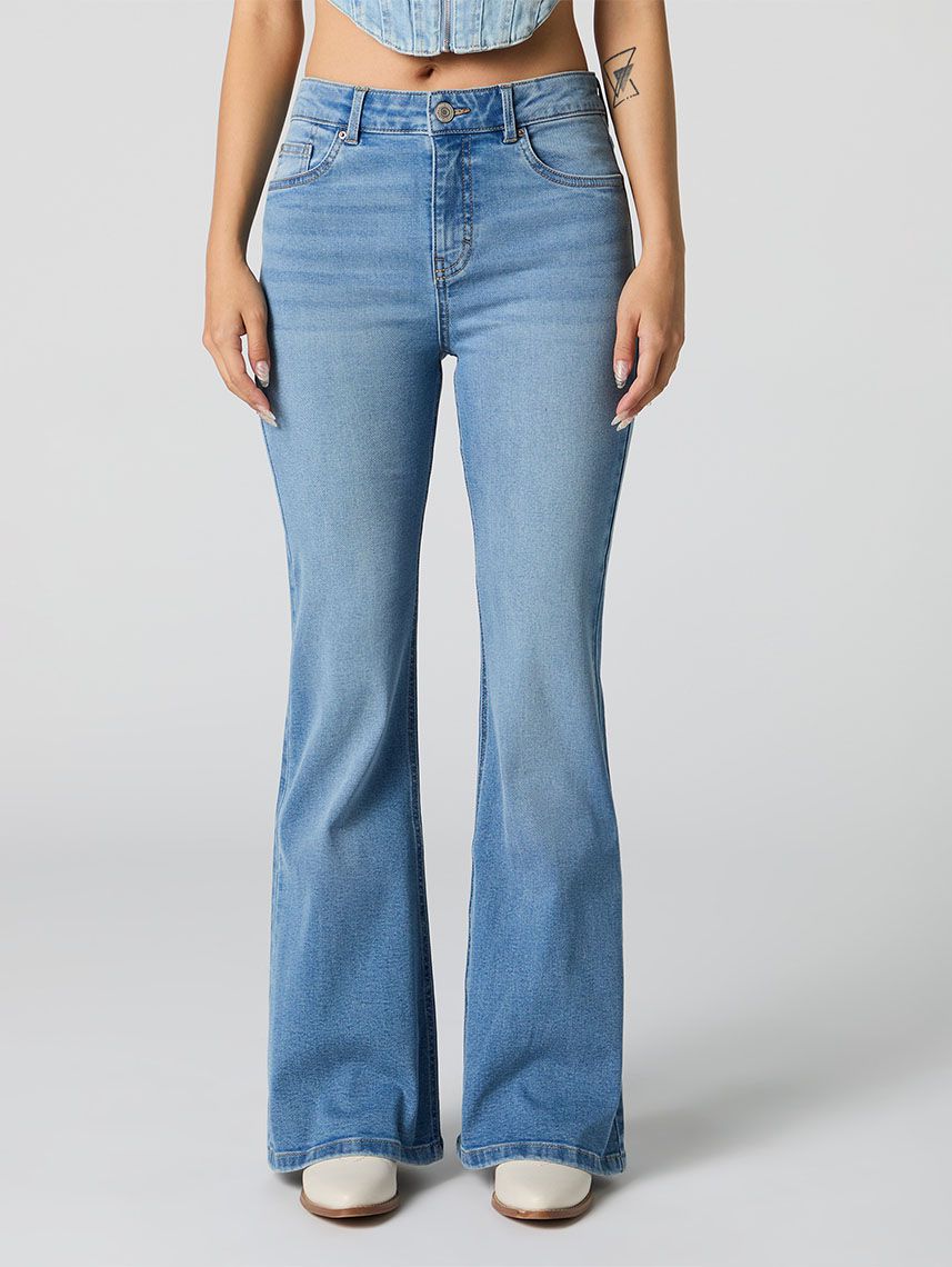 ג’ינס HIGH RISE-FLARE