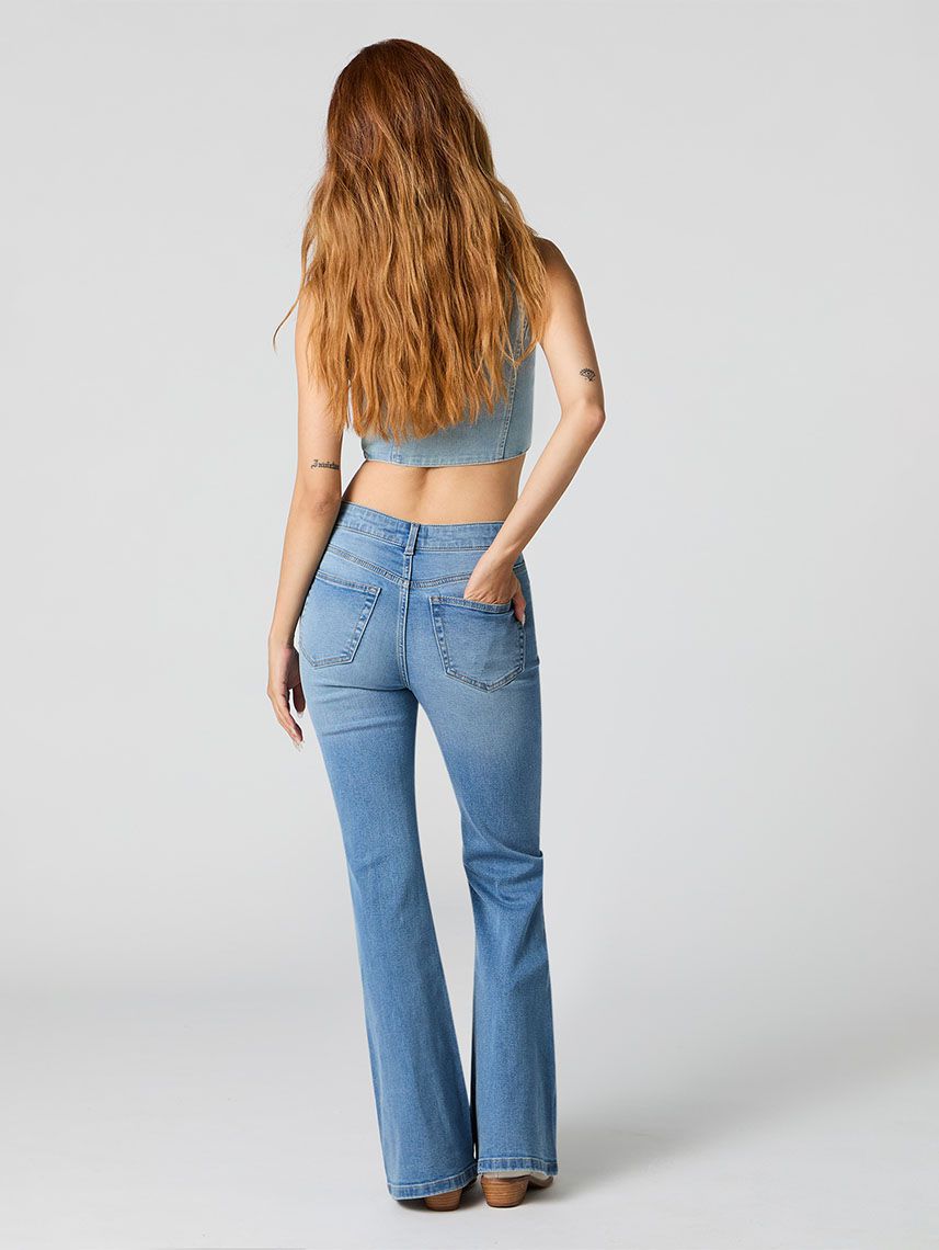ג’ינס HIGH RISE-FLARE