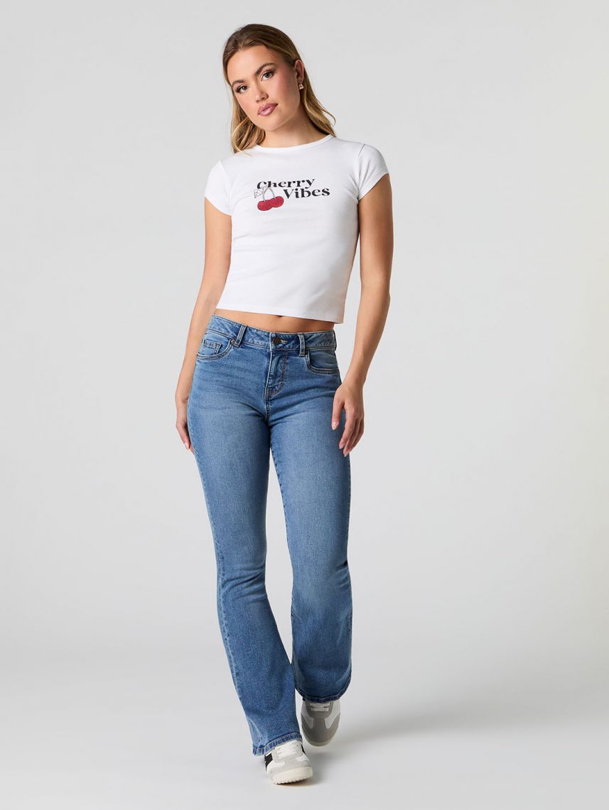 ג’ינס LOW RISE - FLARE