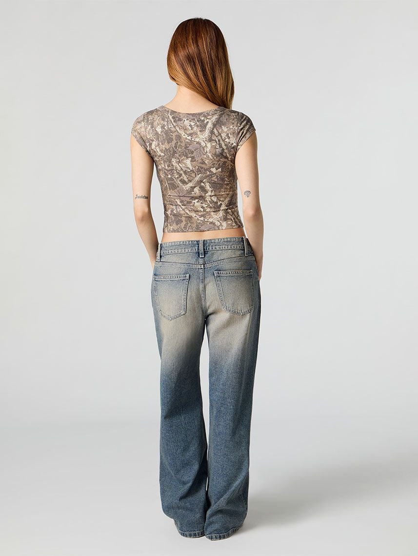 ג’ינס LOW RISE - SKATER