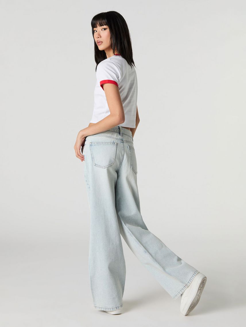 ג’ינס LOW RISE - SKATER