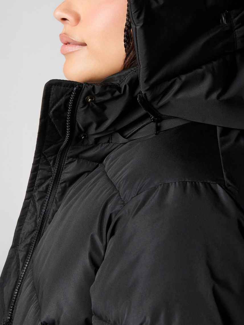 מעיל פוך עם כובע נשלף