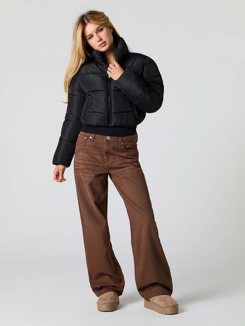 מעיל פוך קרופ