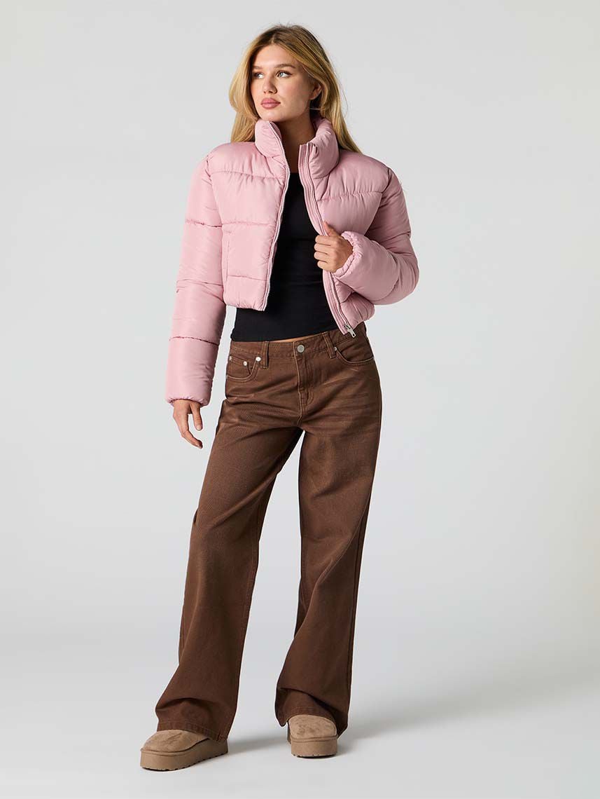 מעיל פוך קרופ