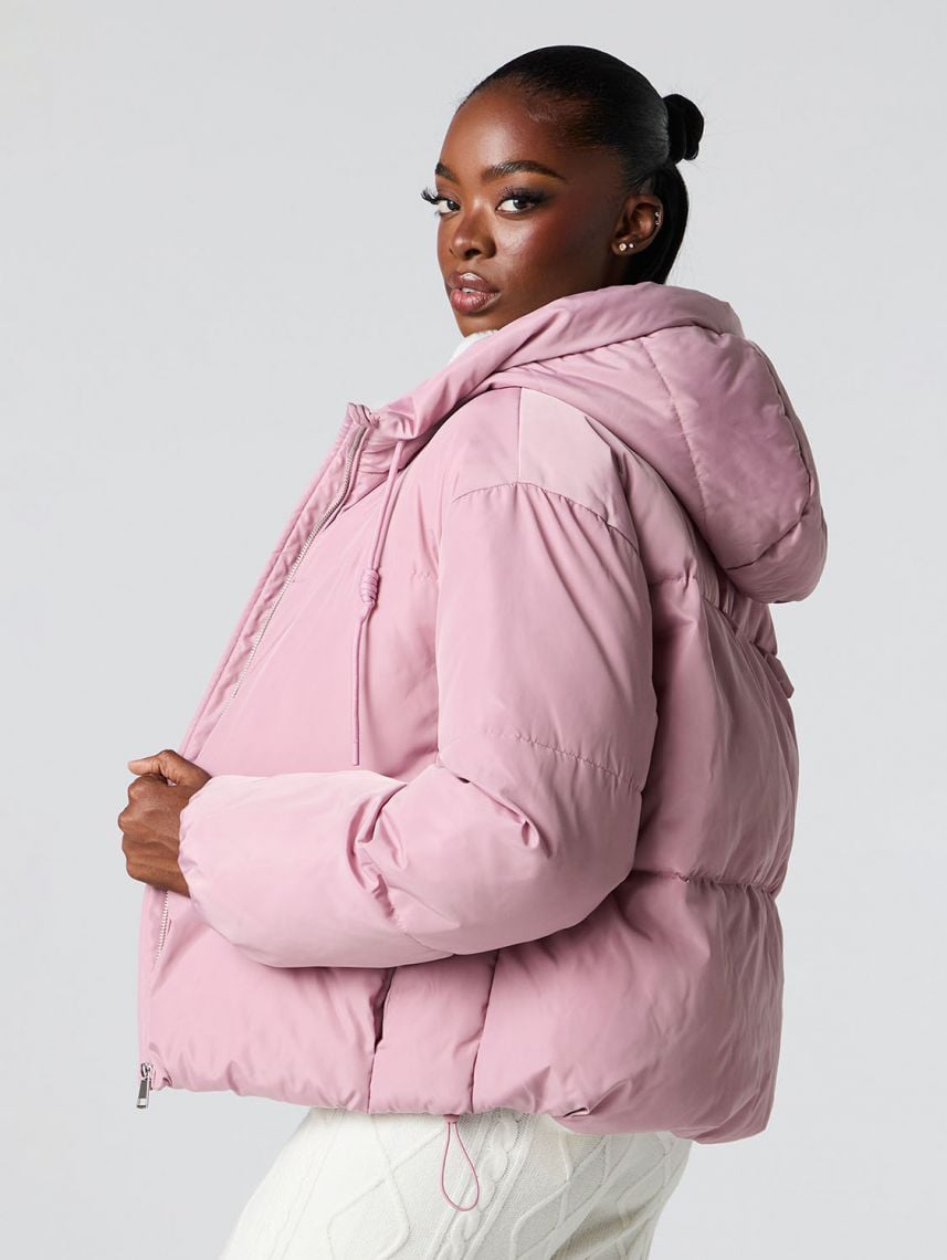 מעיל פוך עם בטנה פרוותית