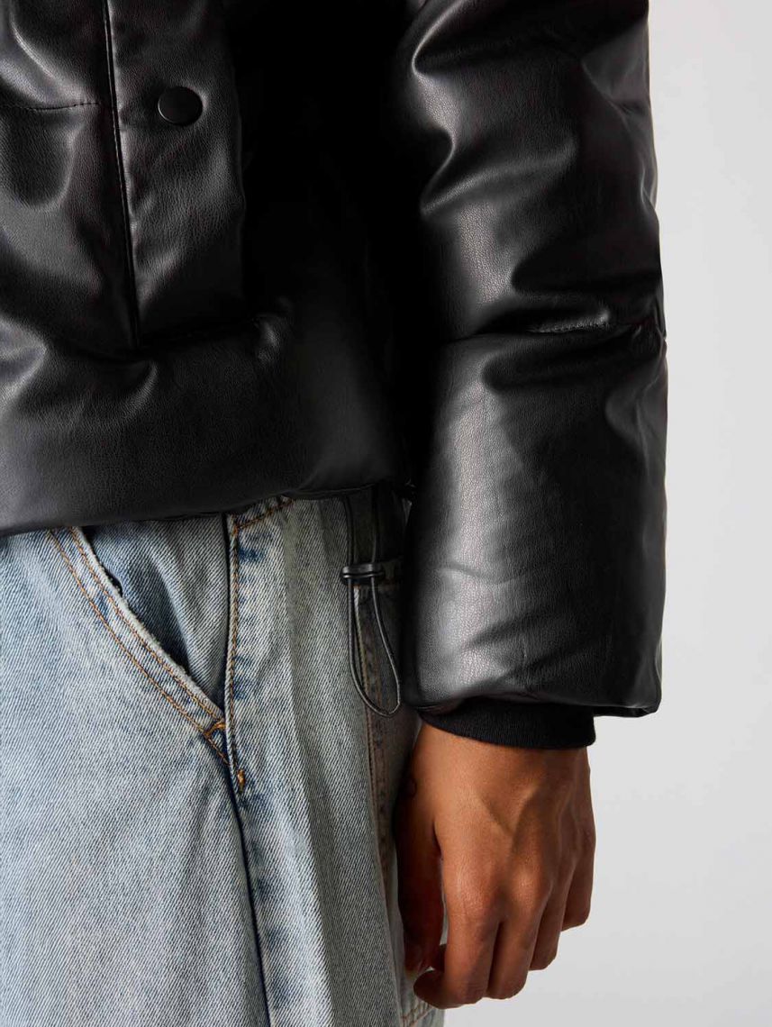 מעיל פוך עם כובע