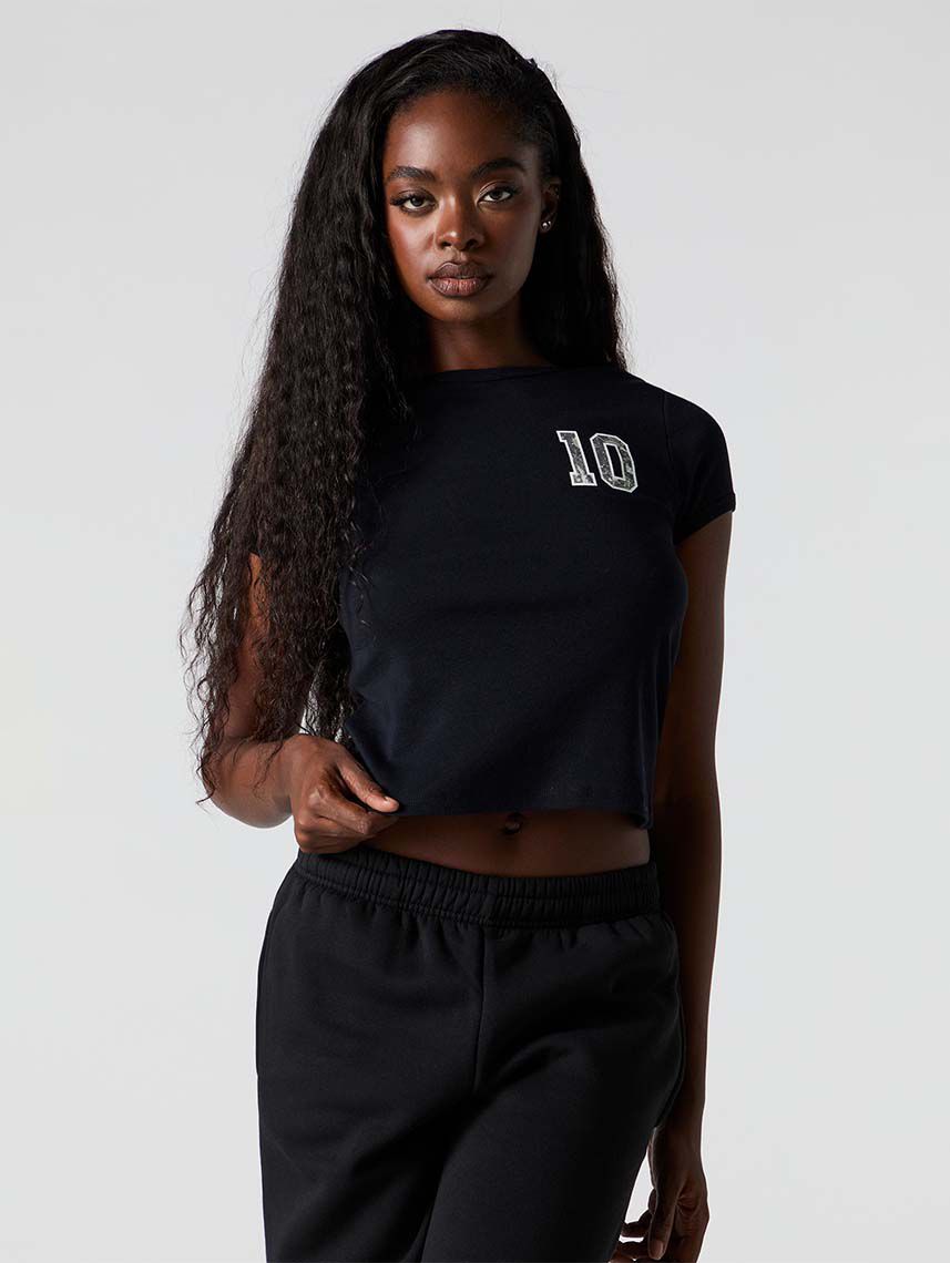 טי-שירט קרופ אקטיב