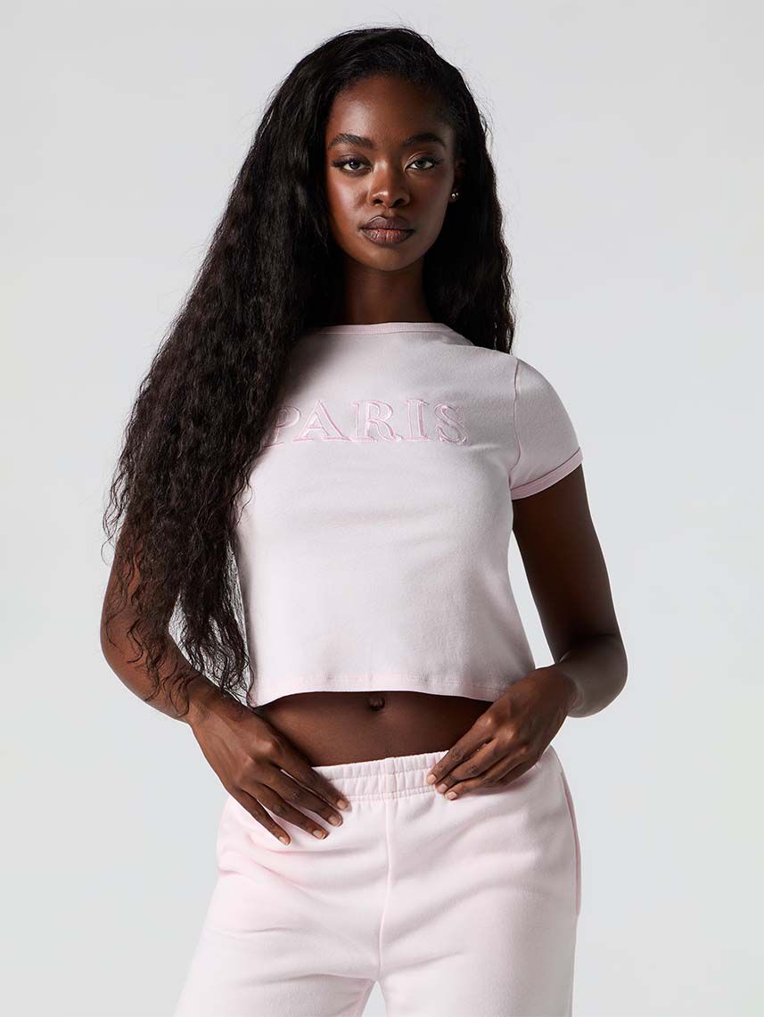 טי-שירט קרופ אקטיב