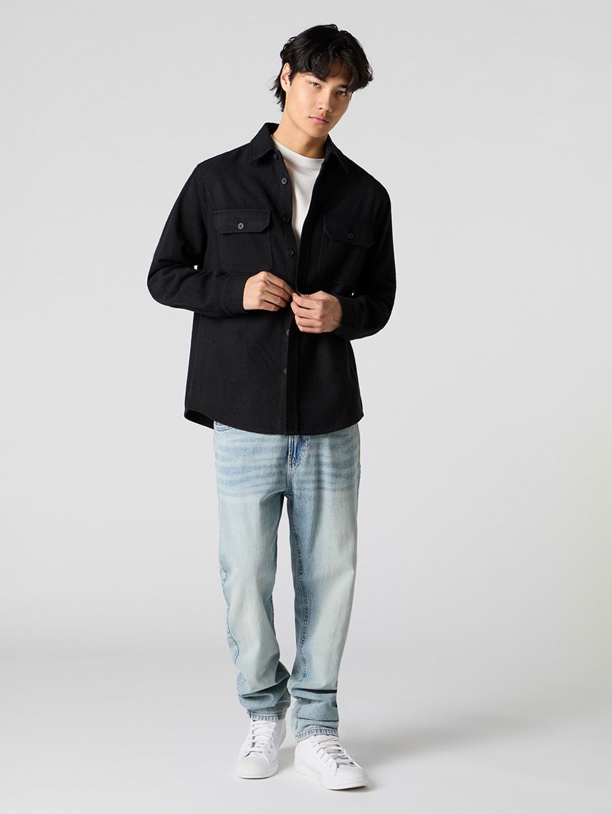 חולצת פלנל מכופתרת