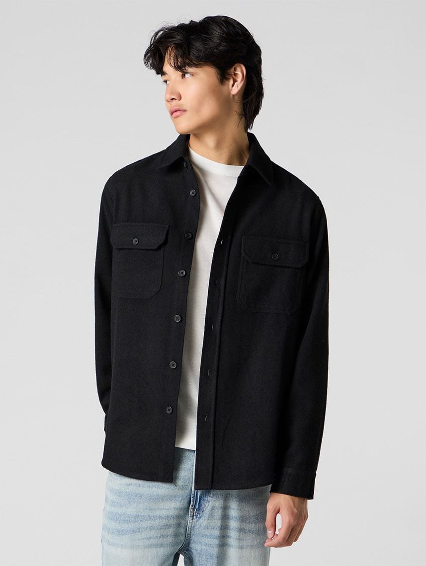 חולצת פלנל מכופתרת