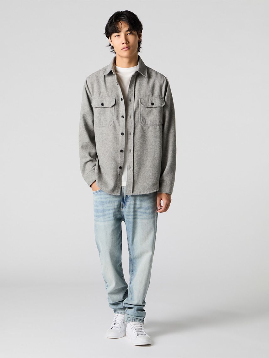 חולצת פלנל מכופתרת